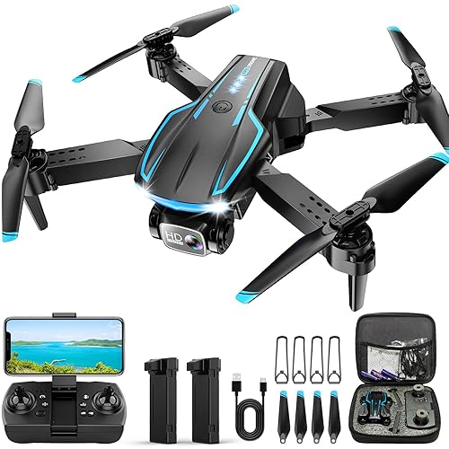 Mini Drone with Camera, 1080P FPV Foldable Drone with Stable