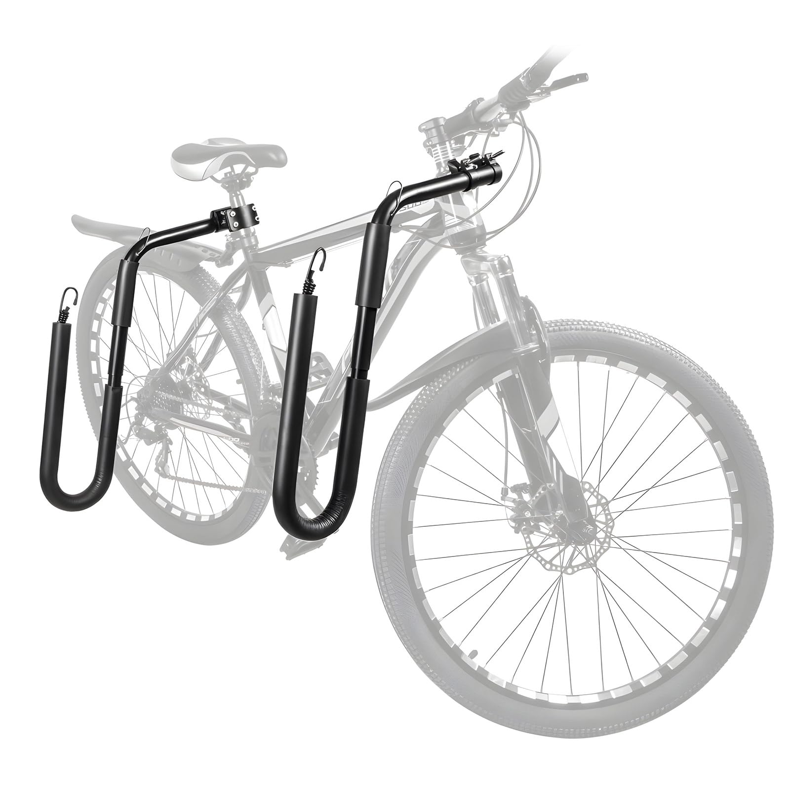 Photo 1 of DTNESS Bicycle Surfboard Racks, Bike Surf Board Holder for Shortboards, Longboards, SUP Paddleboards, Skis, Windsurfing Boards, Outdoor Sports Surfing Wakeboard Carrier Mount for Bike