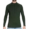 MERIWOOL Mens Base Layer 100% Merino Wool Midweight 250g Half Zip Sweater for Men