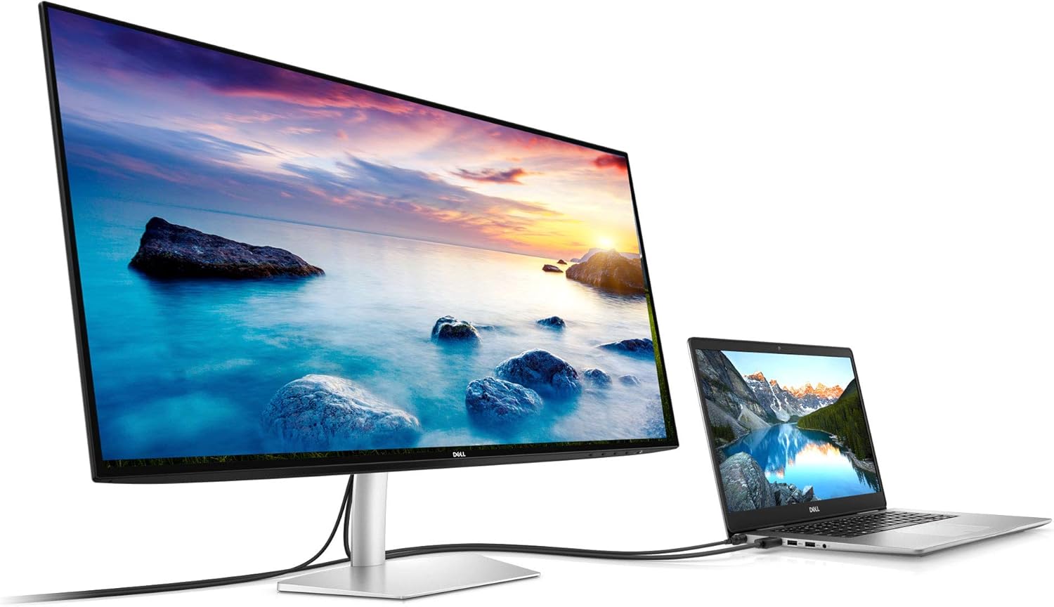 Amazon Com Dell S2719dm Led Display 68 6 Cm 27 2560 X 1440 Pixel Wide Quad Hd Opaco Argento Computers Accessories