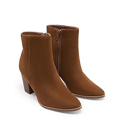 DREAM PAIRS Women's Ankle Boots Chunky Block Heel