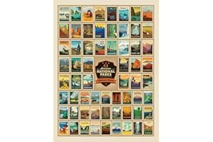 RILEY BLAKE DESIGNS Riley Blake National Parks Wilderness Wonders Panel 54' x 72", Fabric