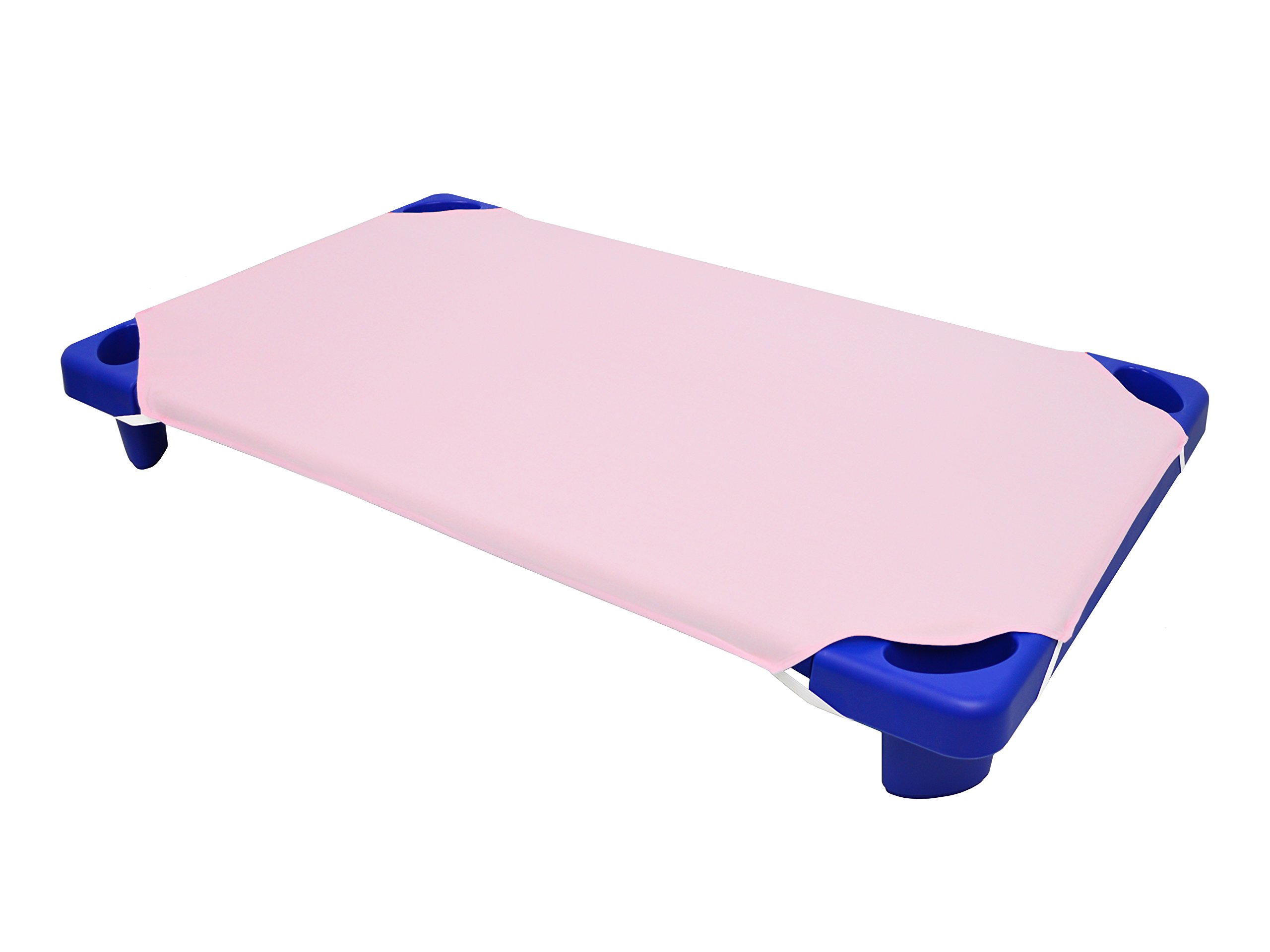 Photo 1 of American Baby Company 100% Natural Cotton Percale Cot Sheet for Daycare Standard Size 23" x 51" - Soft & Breathable Cot Sheet for Daycare and Preschool, Pink