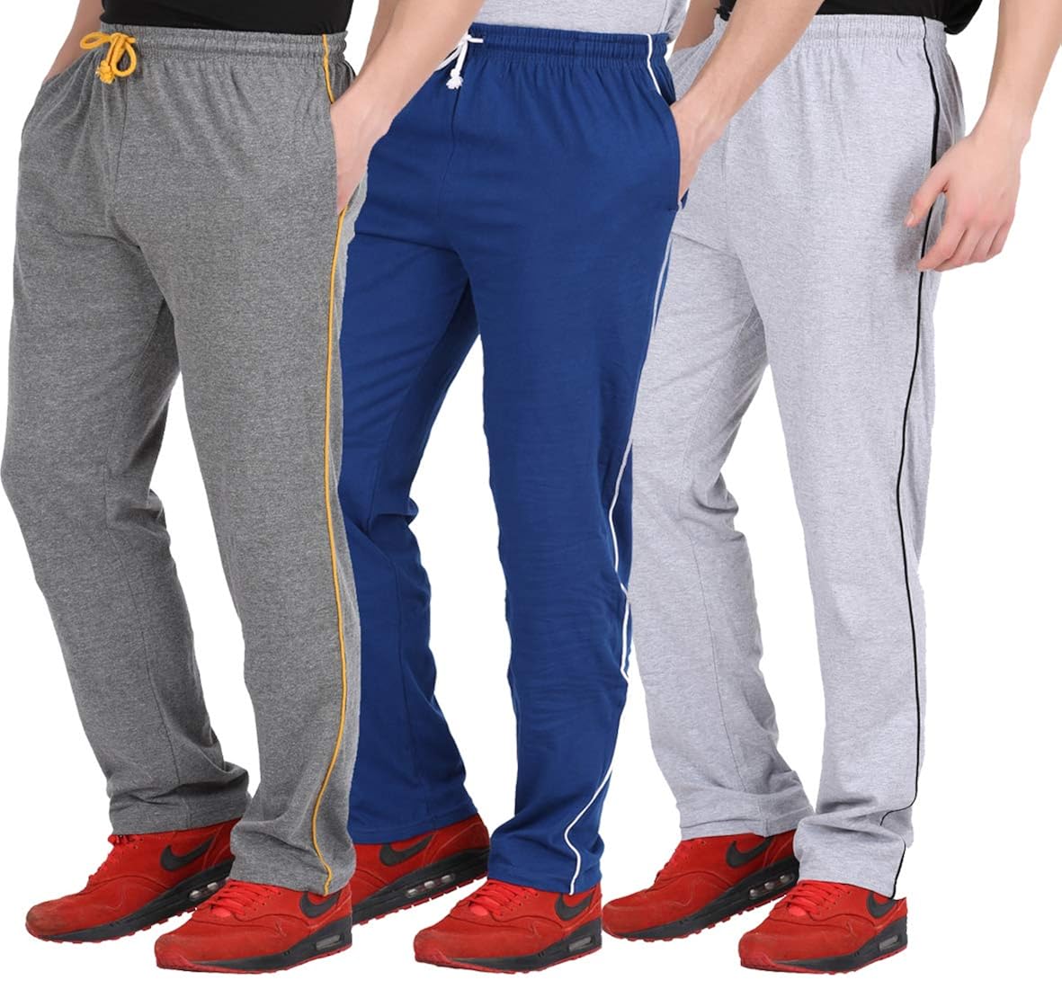 Buy CHECKERSBAY Men's Cotton Track Pant (3TP) 3 Track Pants at Amazon.in