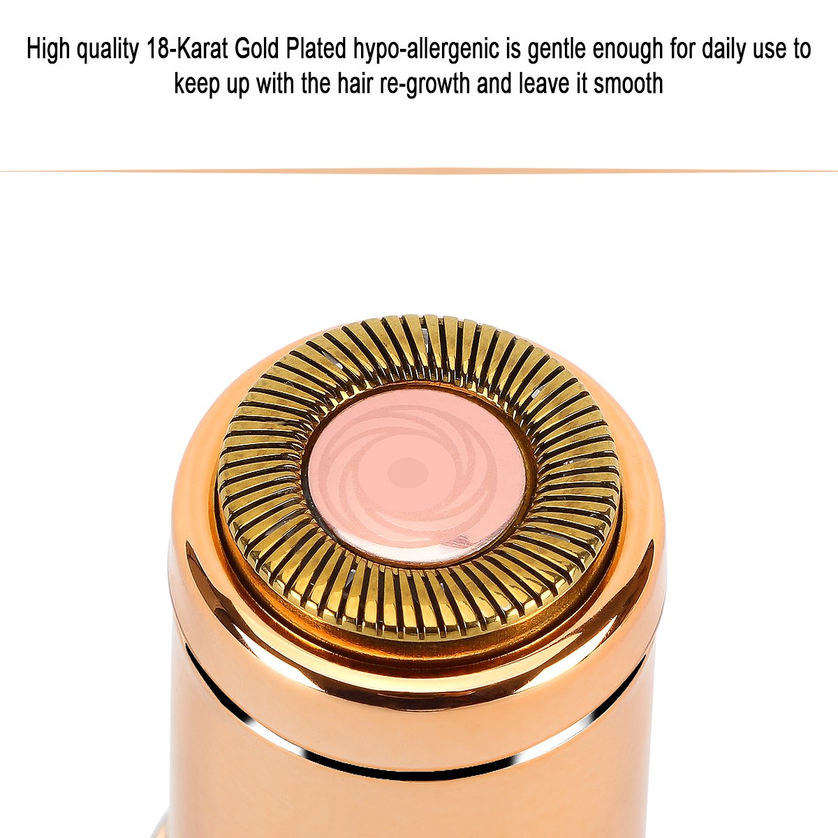 Facial Hair Removal, Megainvo Flawless Hair Removal Portable Painless Mini Discrete Hair Remover for Face, Bikini, Lip-USB Rechargeable