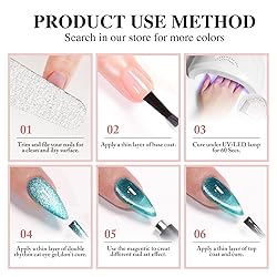 Double Rhythm Jelly Glass Cat Eye Gel Polish with