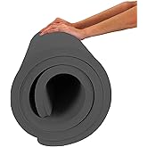 Hatha Yoga 4/5 inch TPE Yoga Mat Fitness & Exercise Mats Large Size 72"L x 32"W Non-Slip Anti-Tear For Women Men