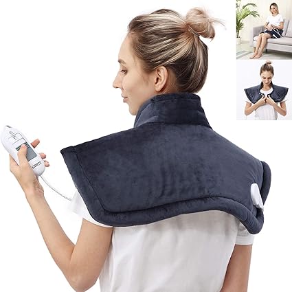 Heating Pad for Neck \u0026 Shoulder Pain 