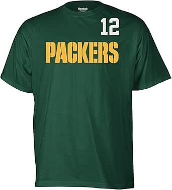 Amazon.com : NFL Green Bay Packers Aaron Rodgers Game Gear Player Tee Men's : Sports Fan T 