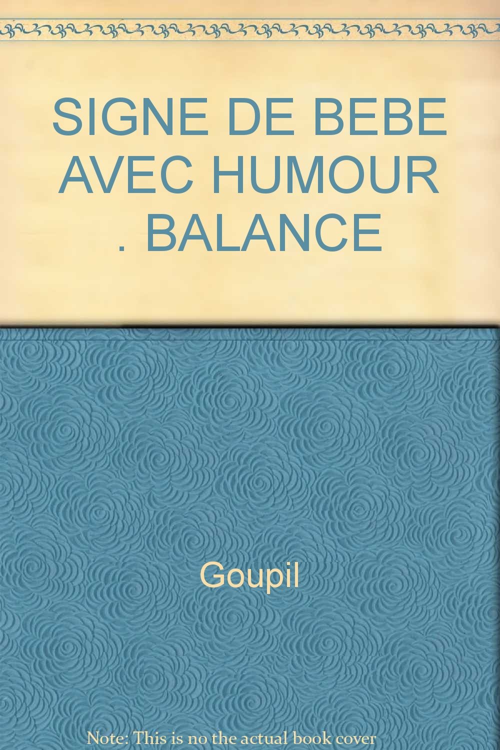 Avoir Images Signe De Bebe Avec Humour Balance Glen Pr Concept Amazon Es actualisé salutations