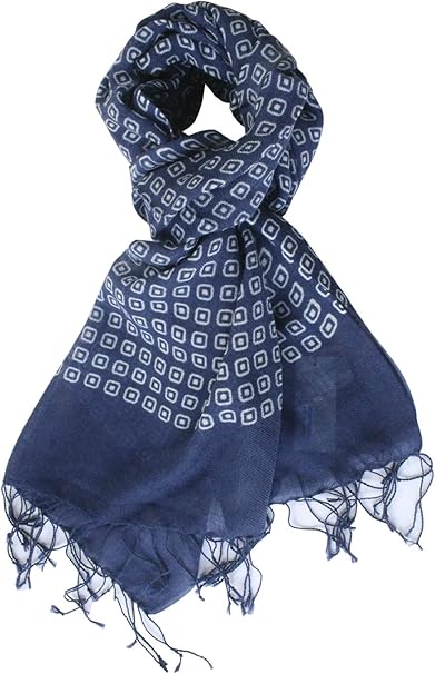 Amazon カメルッチ アルキビオ ストール マフラー ブランド メンズ おしゃれ ウール 小紋 プリント ネイビー ストール マフラー 通販