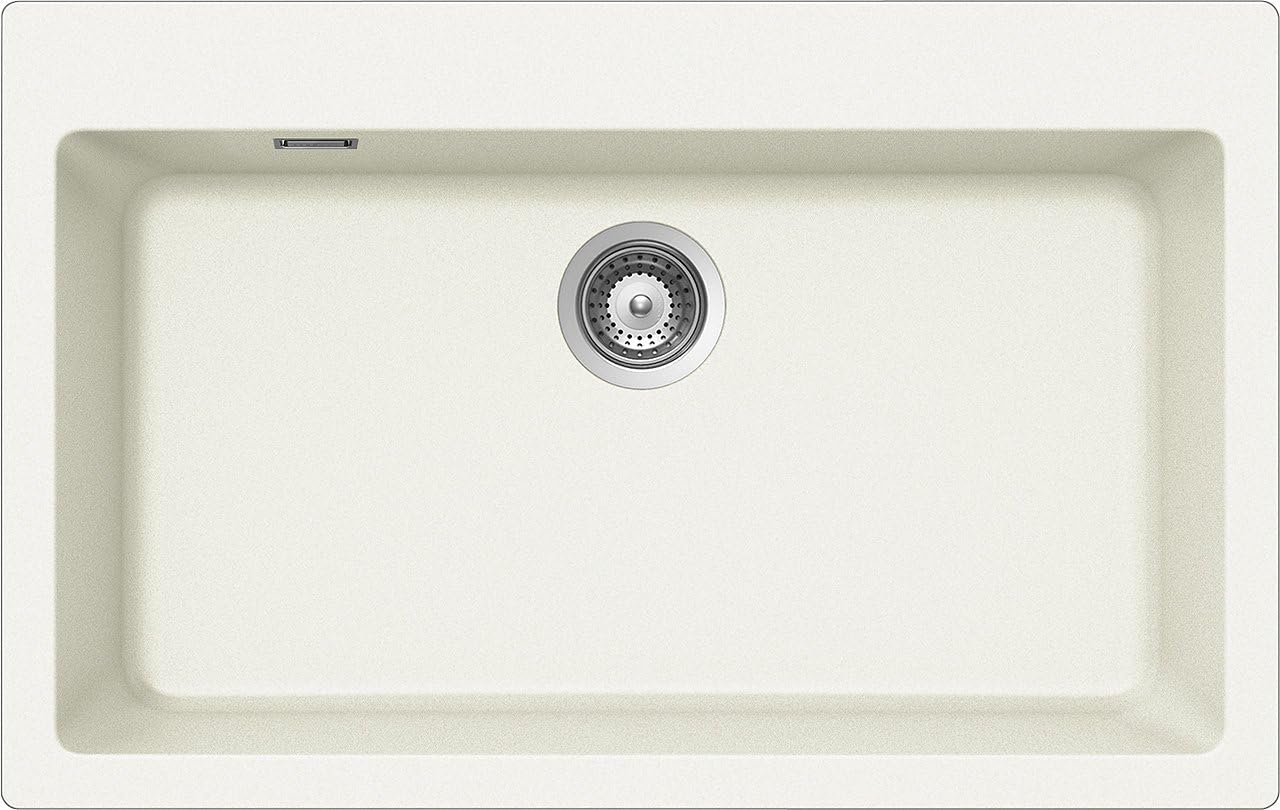 Schock Primus N100 X L AP 07 – Sink Undermount Sink, Rectangular, White, Rectangular, 720 x 384 mm)