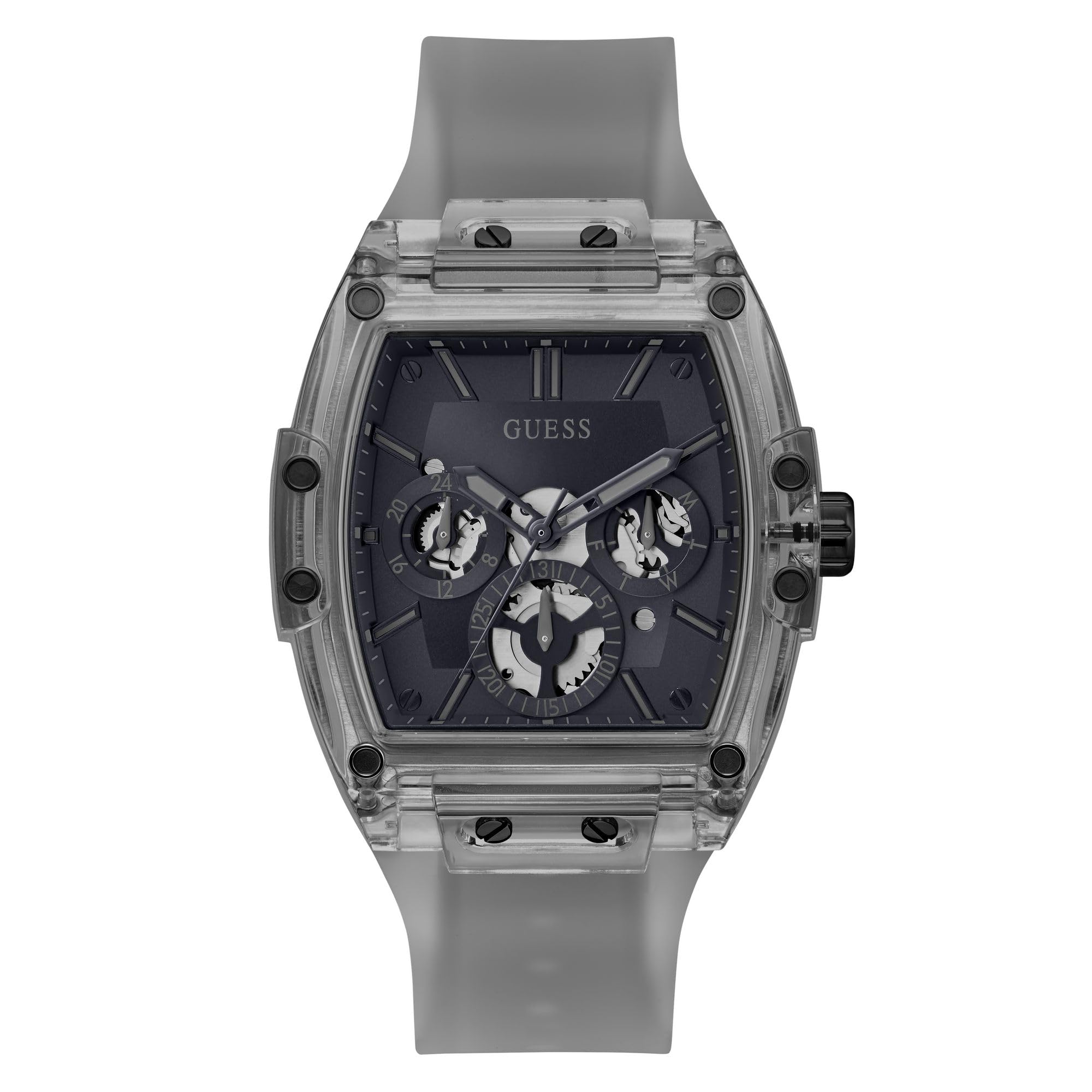 Guess Men’s GW0203G Series| 43mm Multi -Function Trend Watch| 50M Water Resistance