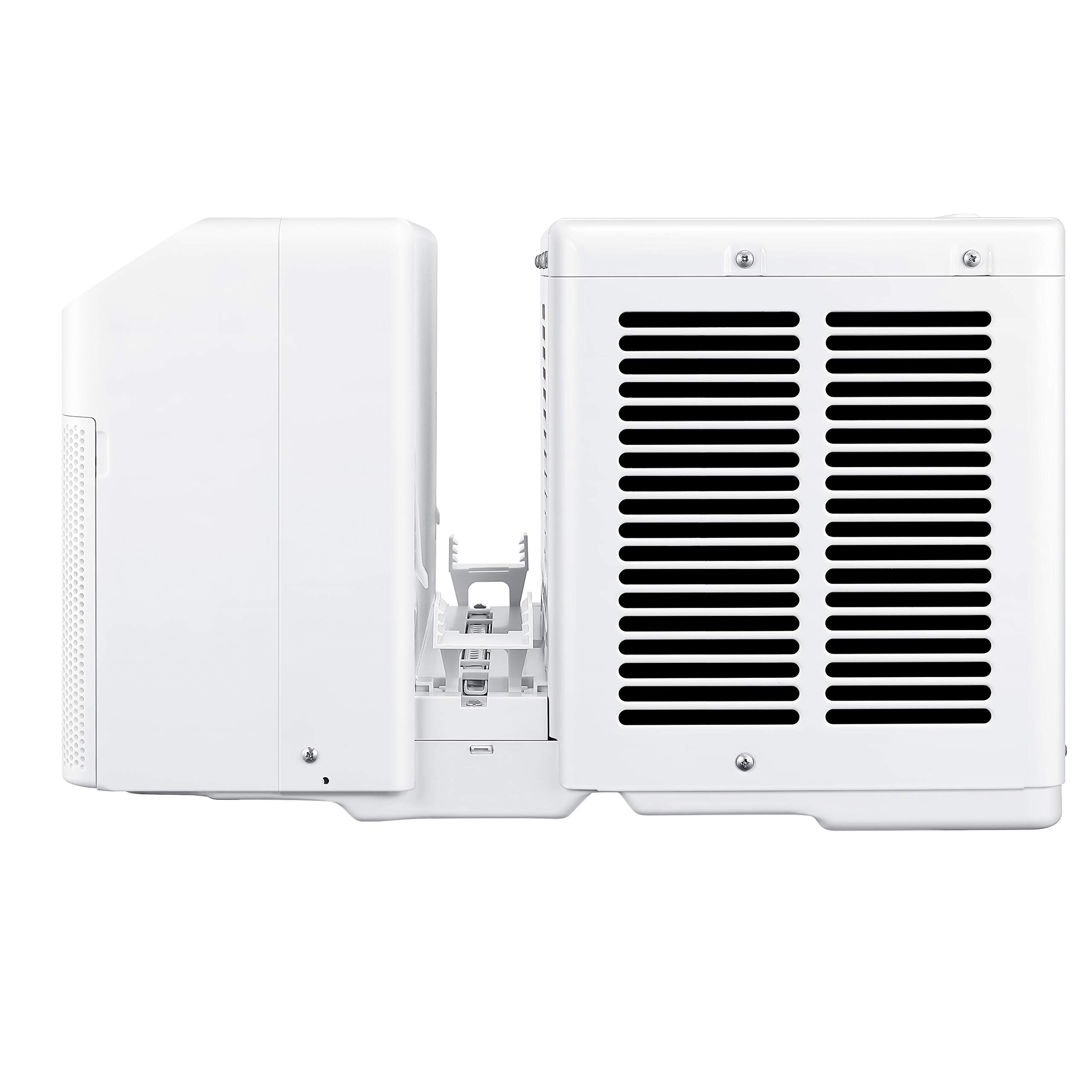 Midea 10,000 BTU U Shaped Smart Inverter Window Air Conditioner, Cools up to 450 Sq. Ft.,Ultra Quiet with Open Window Flexibility, Works with Alexa/Google Assistant, 35% Energy Savings, Remote Control