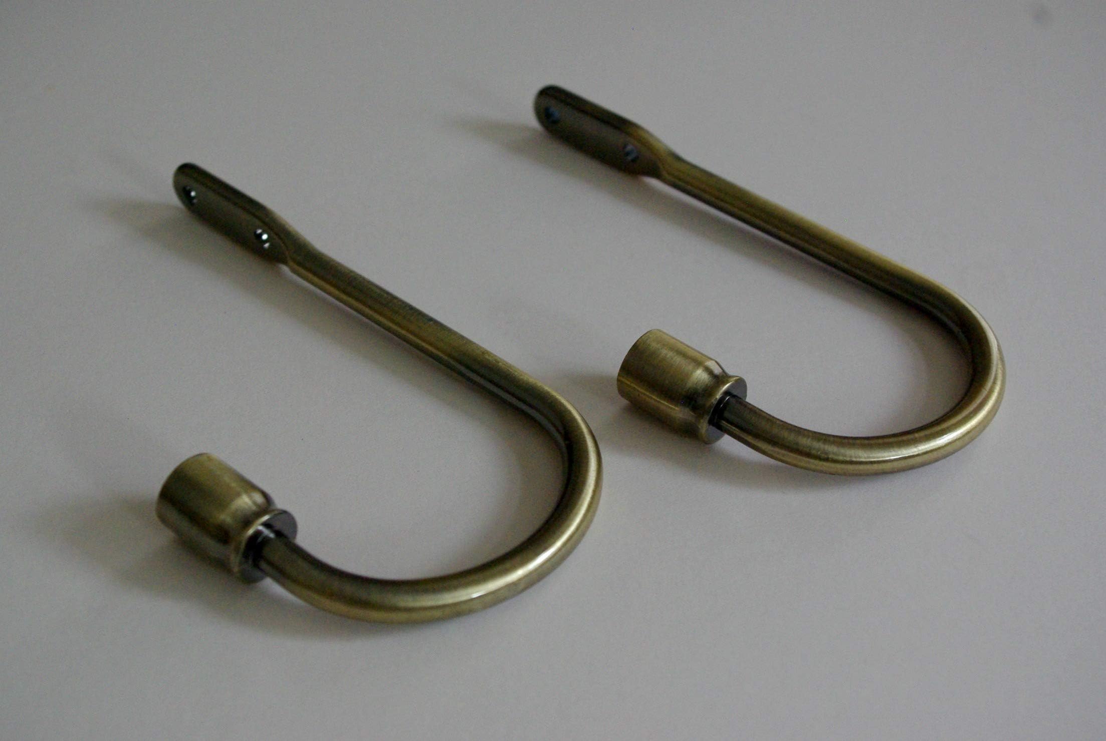 GNTS Decor Classic Curtain Tiebacks Housewarming Gift Boho Wall Decor Holdbacks Minimalist Tiebacks Metal Modern Wall Decor Antique Gold 150mm Pack of 2