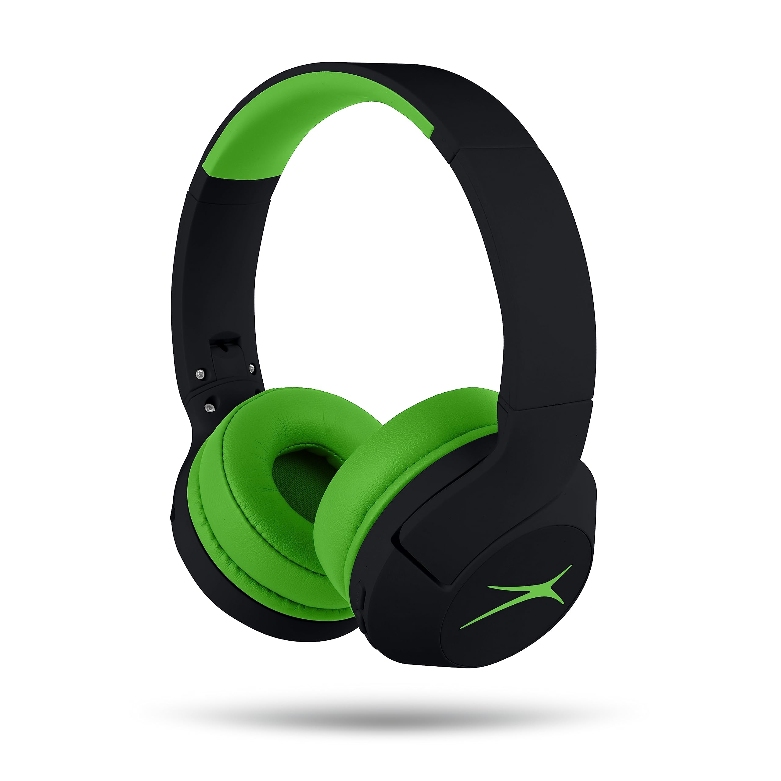 Photo 1 of Altec Lansing Kid Safe Noise Cancelling Wireless Headphones 15H Battery, 85dB Volume Limit, Foldable Design Powerful Sound, Active Noise Cancellation Perfect for Kids Ages 7+ (Blackout Green)