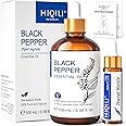 HIQILI Black Pepper Essential Oil for Aromatherapy & Diffuser - Natural Spicy & Warming Scent - Therapeutic Grade - 3.38 Fl Oz