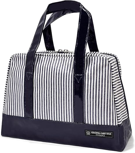 Amazon Co Jp プールバッグ ボストンタイプ ヒッコリーストライプ 紺 N ホビー 通販