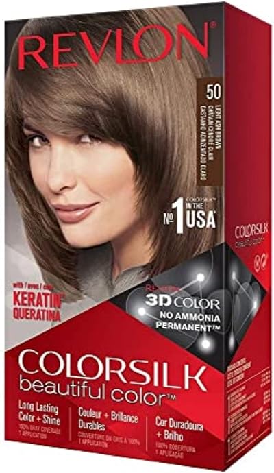 Revlon Colorsilk Beautiful Color Light Ash Brown RK-76780 Retailed Hair Dye