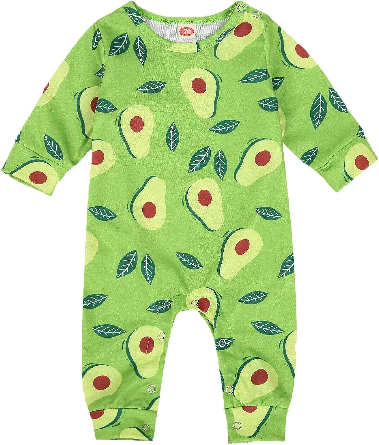 Credit Guarantee Newborn Baby Girl Boy Romper Green Long Sleeve Jumpsuit Playsuit Cotton Clothes One Piece 0 6 Months Green Clothing Up To 42 Off Gardenbar In