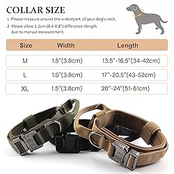 Tactical Dog Collar, Adjustable Military Training