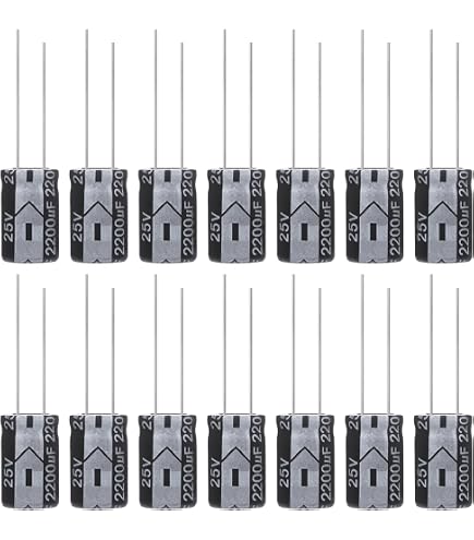 Set of 6 Nichicon 105°C Electrolytic Capacitor 1000uF 25V (1000