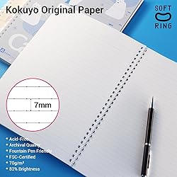 KOKUYO Spiral Notebook Journal, 3 Pack Campus B5