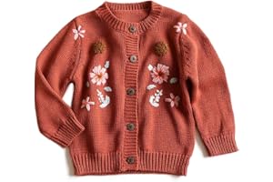 Simplee kids Baby Girl Thin Sweater Solid White Pink Cardigans for Toddler 0-3Years