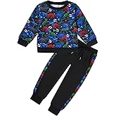 SunFocus Boys 3-6 Years Clothes Pullover Sweatshirt Tops and Pants Outfits Set