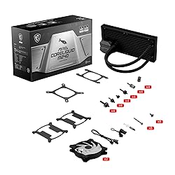 MSI MAG CORELIQUID M240 AIO CPU Liquid Cooler - 12