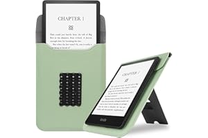 HGWALP Sleeve Case Bag for 6.8" 7" Kindle Paperwhite(11th/12th Generation),Protective Cover Pouch with Silicone Suction Cup and Multi-Angle Stand for 7" Kindle Colorsoft Signature Edition eReaders-GN