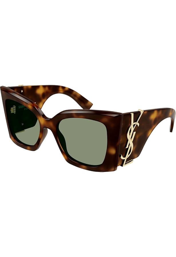 Amazon.com: Saint Laurent Women's Sl M119 Blaze Sunglasses
