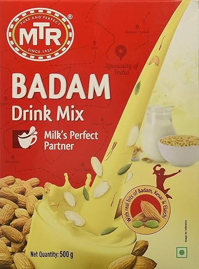 MTR Instant Drink Mix - Badam, 500g Pet Jar