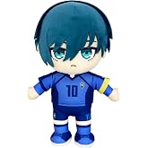 Great Eastern Entertainment Blue Lock (Comic) - Rin Itoshi #10 Jersey Plush 8" H