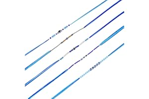 SAJTOX Pack of 5 Multi-Design Evil Eye Charms Beaded Rakhi Set for Brothers, Rakhi for Raksha Bandhan & Bhaidooj, Evil Eye for Protection, Stress Relief & Good Luck