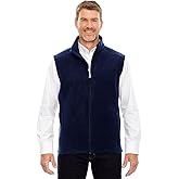 Ash City - Core 365 Men's Tall Journey Fleece Vest LT CLASSIC NAVY