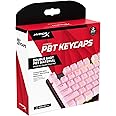HyperX PBT Keycaps – Full Key Set, Double Shot PBT Material, English (US) Layout, 104 Keys – Pink