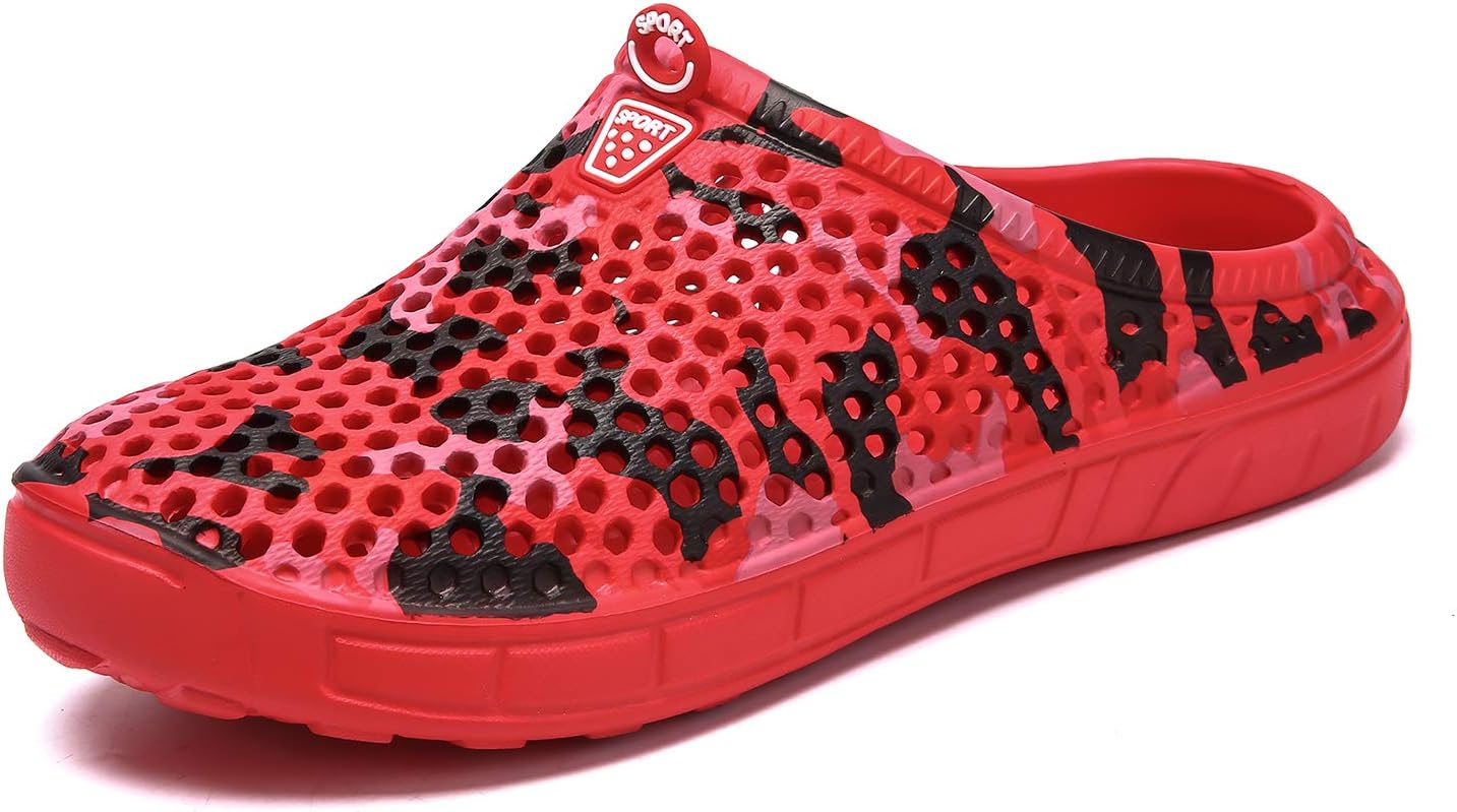 Unisex Garden Clogs Shoes Casual Slippers Quick Drying Sandals Summer Anti-Slip Beach Shoes for Men and Women