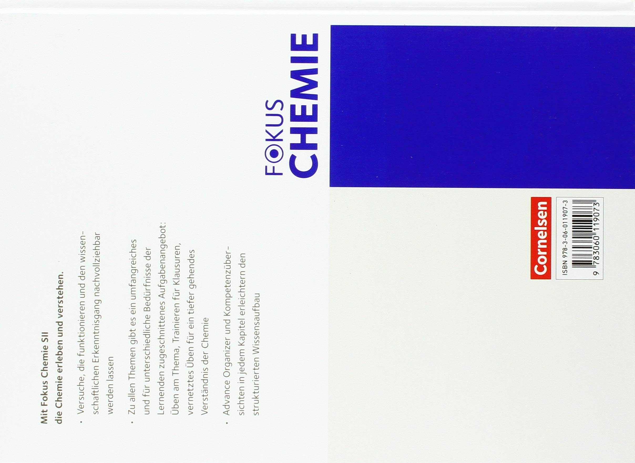 Fokus Chemie Sekundarstufe Ii Niedersachsen Qualifikationsphase Schulerbuch Amazon De Fleischer Holger Jaek Annkathrien Kinzel Carsten Kronabel Carina Peters Jorn Riedel Jens Bucher