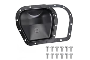 KOONDHEEND 697-705 Rear Differential Cover with Gasket & Magnet and 12 screws Fits For Ford F150 Transit-150 Transit-250 Transit-350 HD,E-150 Econoline Club Wagon & For Lincoln Navigator Mark LT，Blackwood