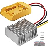 RVBOATPAT Step Down Converter Compatible with De 20V to 12V Adapter Power Wheel Battery Adapter DC 12V 20A 240W Inverter Automatic Buck Converter DC Voltage Regulator