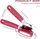 Wellehomi Can Opener Manual Heavy Duty Stainless Steel with Magnet Two view 7