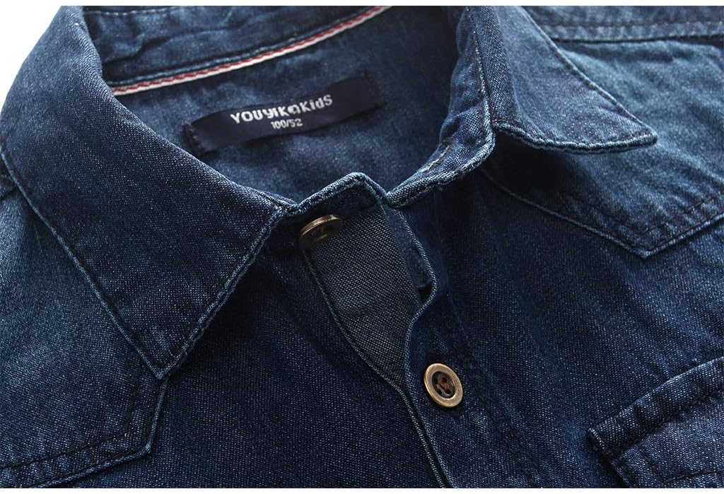 baby boy blue jean shirt