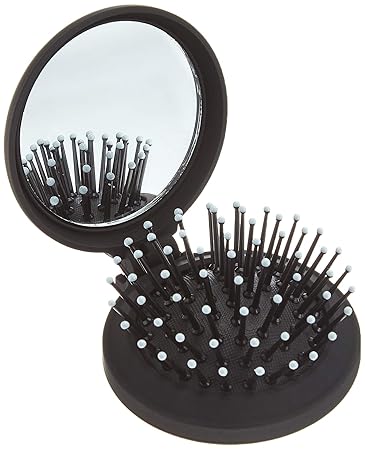 Denman D7 Popper Bürste schwarz Soft Touch Shell