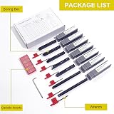 Donken 12mm Lathe Turning Tool Set 7 pcs Carbide Inserts Holder Wrenches view 6