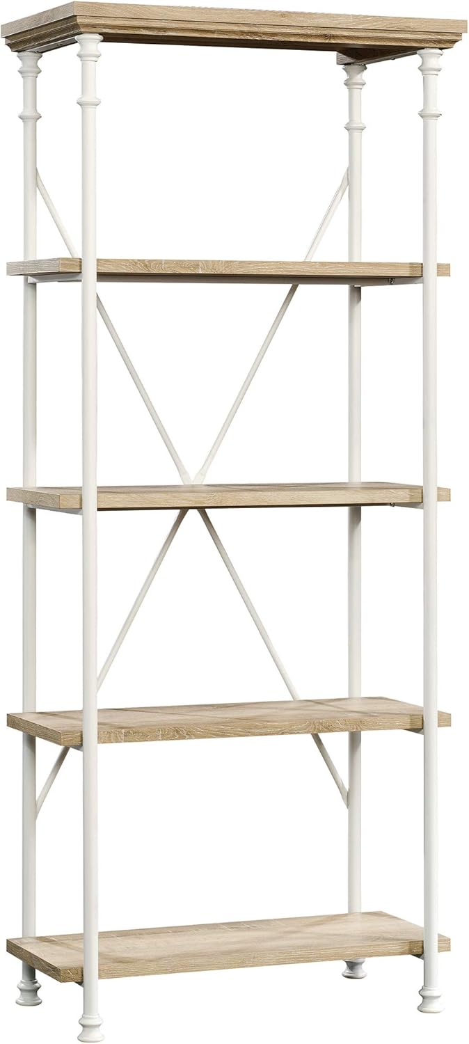 sauder 5 shelf trestle bookcase assembly instructions