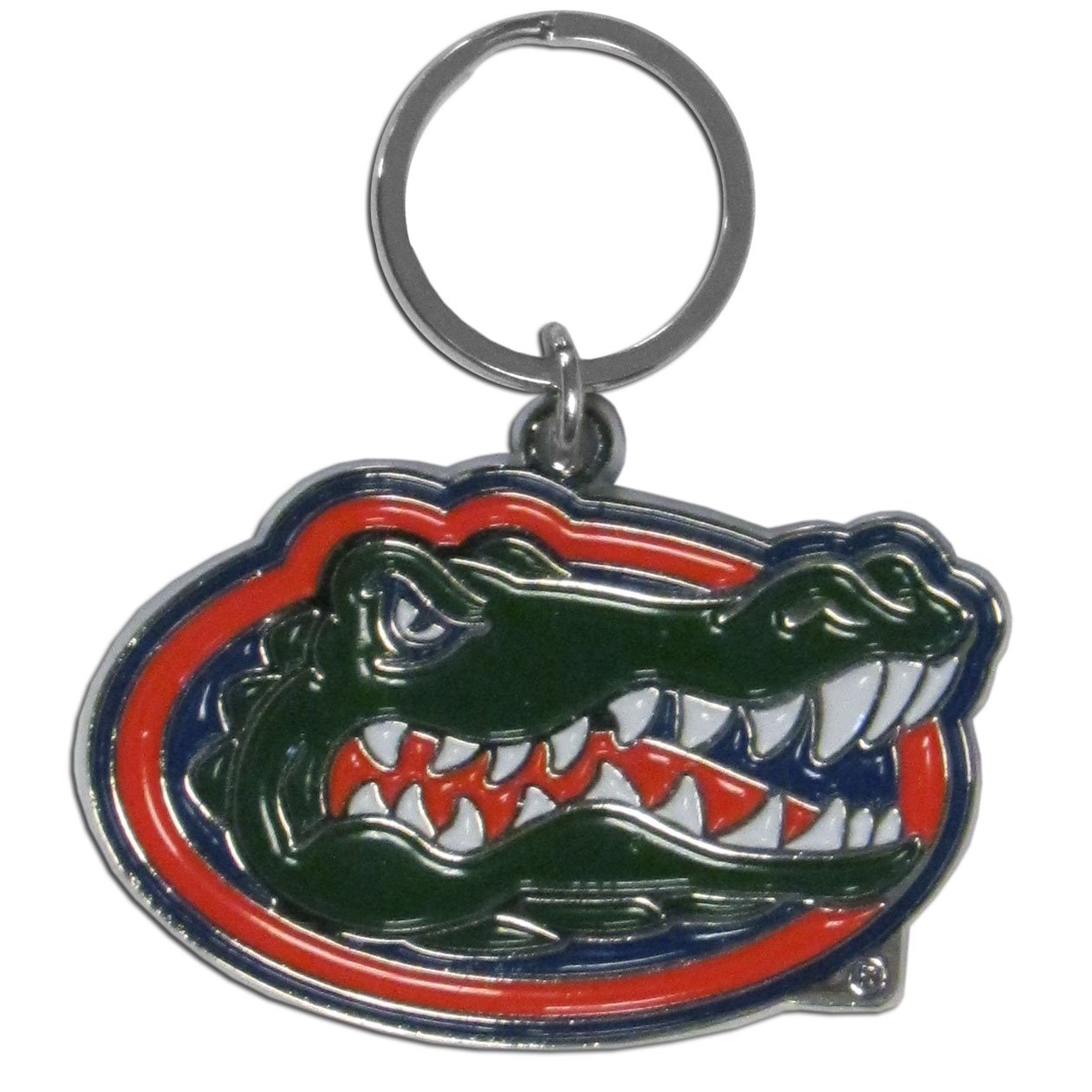 Siskiyou Sports NCAA Fan Shop Florida Gators Chrome & Enameled Key Chain One Size Team Colors