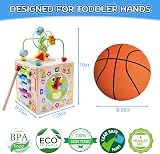 KMTJT Wooden Activity Cube Montessori Toys for 1 2 3 Year Old Toddlers view 6