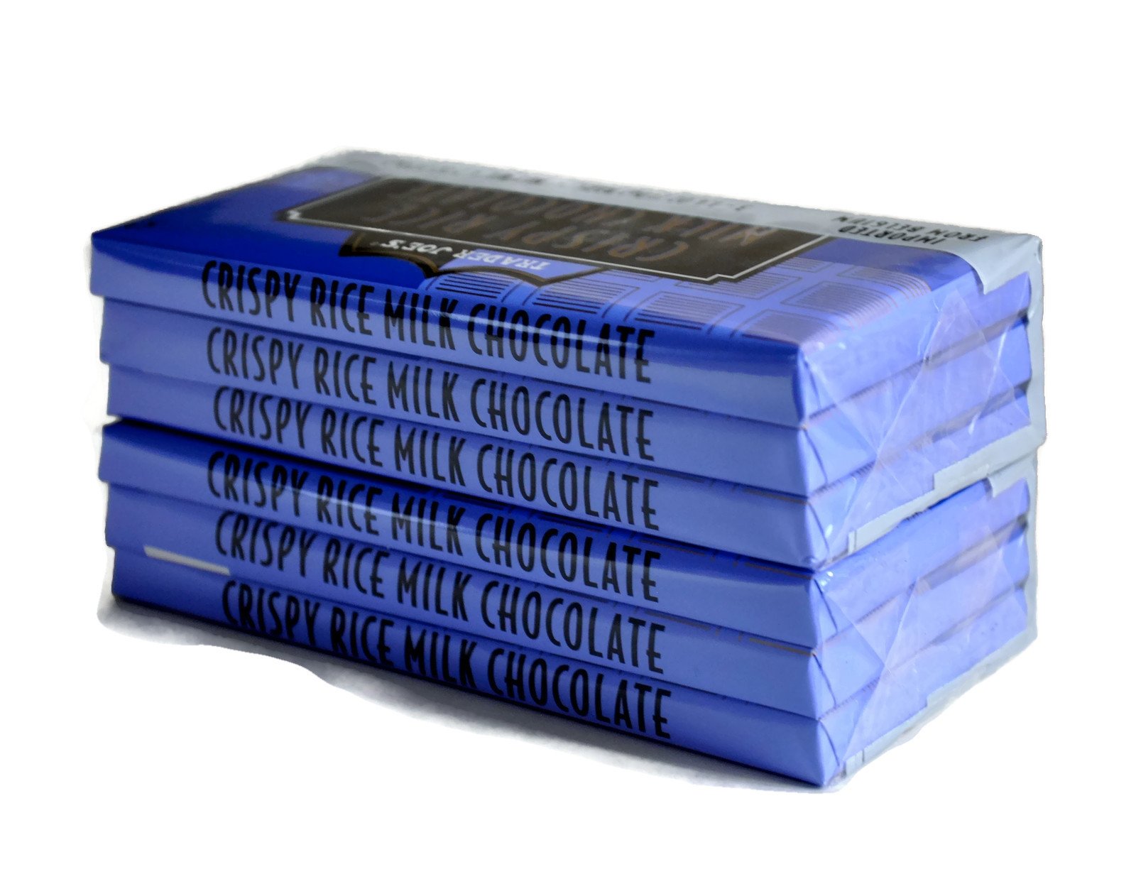 Trader Joe's Belgian Crispy Rice Milk Chocolate, 1.4 oz Bars (2 Packs