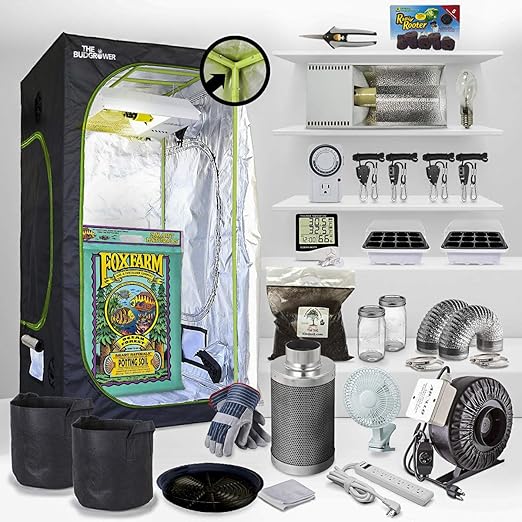 Marijuana Growing Kit Weed Grow System Room Complete Set Tent Equipment
